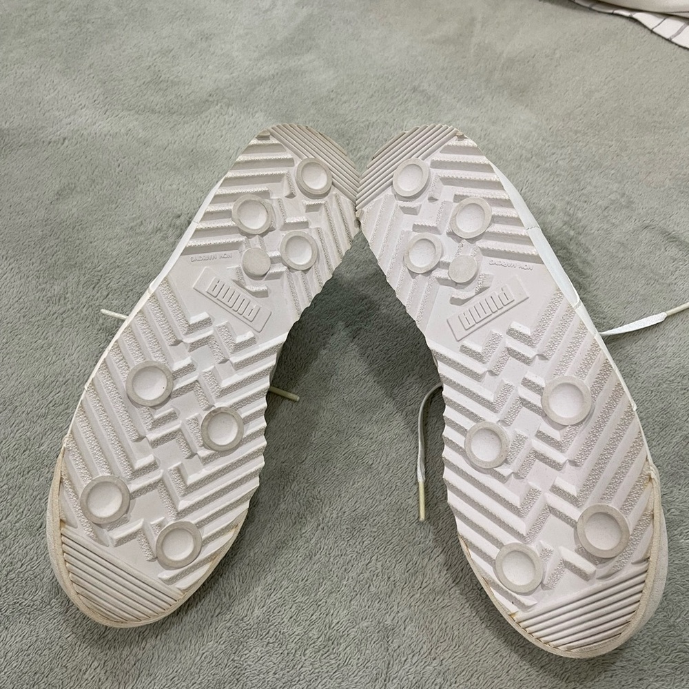 Puma Roma Women’s Size 7 Classic White Leather Sneakers - Picture 5 of 5